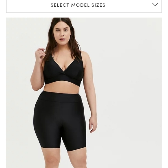 TORRID swim active high rise  9 INCH SWIM BIKE SHORT Torrid M/L fit like… - Picture 6 of 10